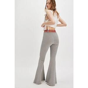 Mother exposed Elastic flare pants sparkle Size S